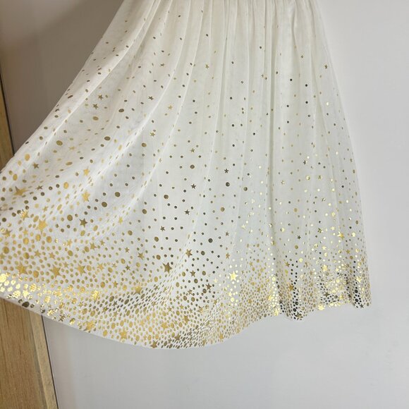 Fairycore Girl White Gold Star Maxi Skirt | Cat & Jack 6/6X Sheer Tulle Princess - Picture 4 of 6